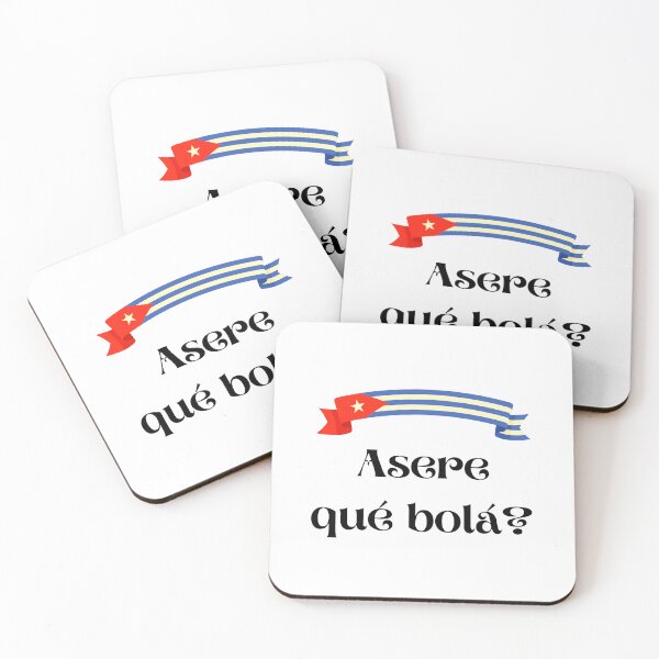 Item preview, Asere qué bolá Cuban Flag T Shirt designed and sold by Suzy Perez Art.