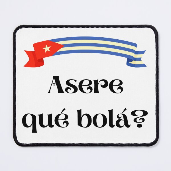 Item preview, Asere qué bolá Cuban Flag T Shirt designed and sold by Suzy Perez Art.