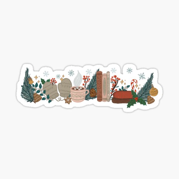 Copy of Cozy winter aesthetic Sticker for Sale by MadebyRebee