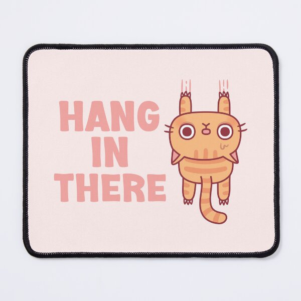 Item preview, Cute Tabby Cat Hang In There Funny Motivational designed and sold by rustydoodle.