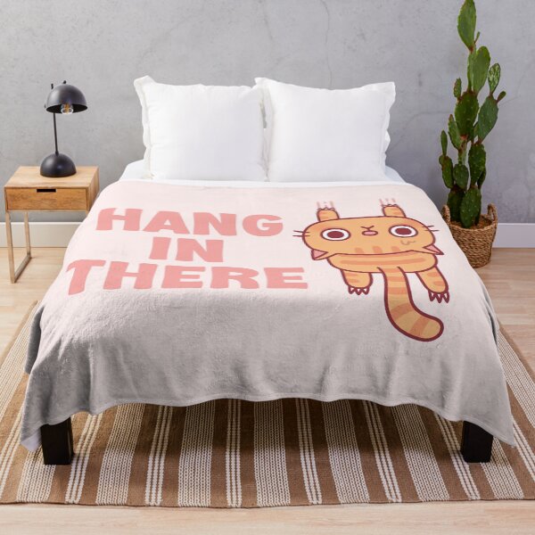 Item preview, Cute Tabby Cat Hang In There Funny Motivational designed and sold by rustydoodle.