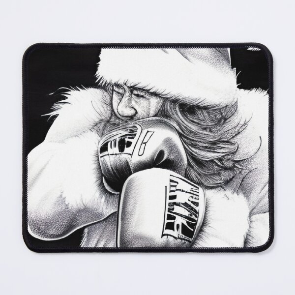 Item preview, Merry Kickmas Santa Claus Kickboxing Fighter designed and sold by ShopSunday.