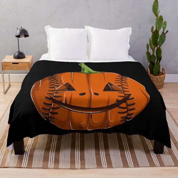 Aperçu de l'œuvre Baseball citrouille Jack O'Lantern créée et vendue par Helbon-art.