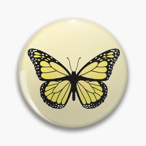 Item preview, Yellow Monarch Butterfly designed and sold by STrev-Stickers.