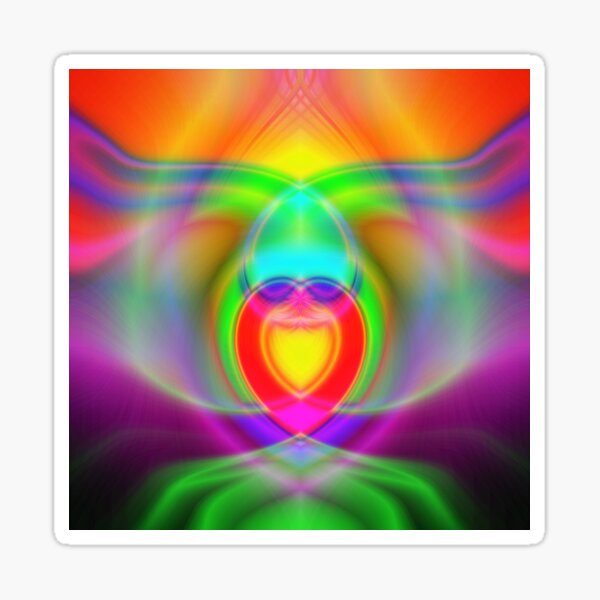 Spiritual energy - abstraction Sticker