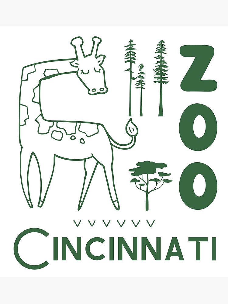 "Cincinnati Zoo" Poster for Sale by SkwK Redbubble