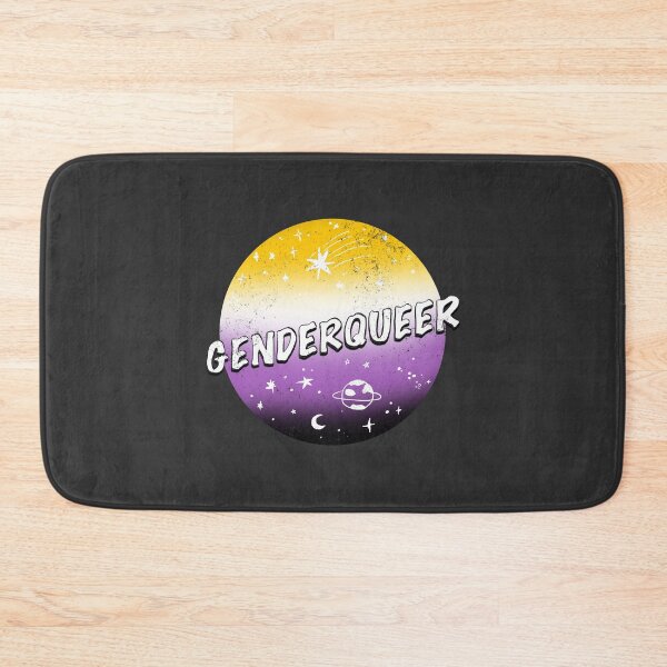 Item preview, genderqueer is everything (distressed) designed and sold by HelloShoppy.