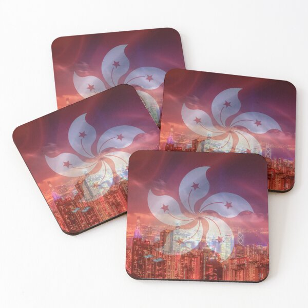 Item preview, Hong Kong and Kowloon And Hong Kong Flag designed and sold by Paul Thompson Photography.