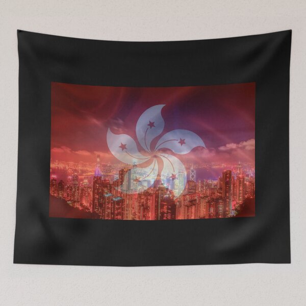Item preview, Hong Kong and Kowloon And Hong Kong Flag designed and sold by Paul Thompson Photography.