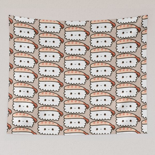 Item preview, Cute prawn sushi designed and sold by peppermintpopuk.