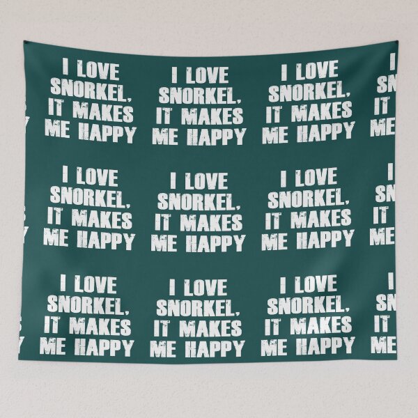 Item preview, I LOVE SNORKEL, IT MAKES ME HAPPY designed and sold by navigatorsteel.