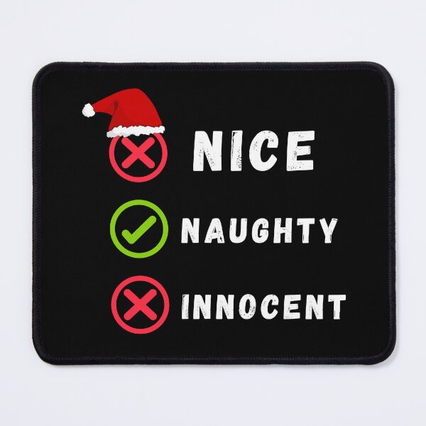 Item preview, Nice Naughty I Swear I Tried Christmas Funny Checklist designed and sold by ABDFRTRENDS ⭐⭐⭐⭐⭐.