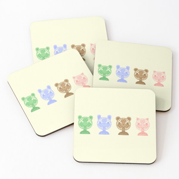 Item preview, Cute animal fans designed and sold by peppermintpopuk.
