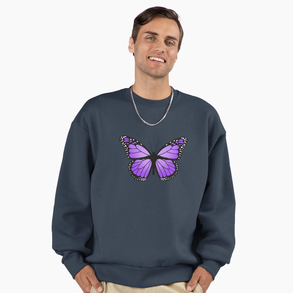 Purple Monarch Butterfly