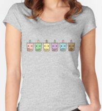 Bubble Tee Tailliertes Rundhals-Shirt