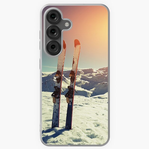 Item preview, Skiing the Mountain at Sunset designed and sold by DV-LTD.
