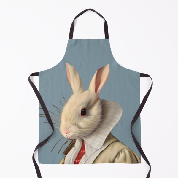 Item preview, Funny bunny portrait, hare art, animal portrait, dapper hare painting, rabbit art, rabbit nursery art, cute hare gift designed and sold by Artsareus.