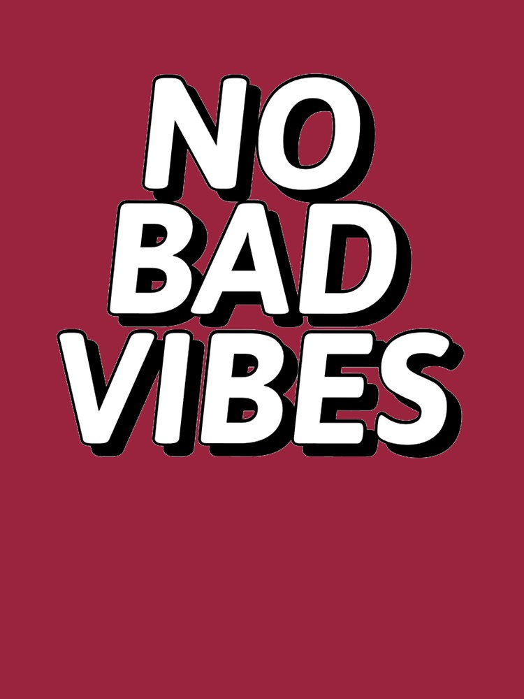 no bad vibes lace up sneaker