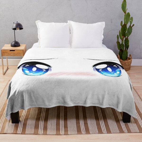 Item preview, blue anime eyes designed and sold by pigeonplushie.