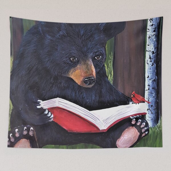 Item preview, Bear Reading Book  designed and sold by KVELKY.
