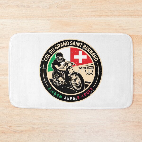 Item preview, Col du Grand Saint Bernard | Italy | Switzerland | Motorcycle designed and sold by KrisSidDesigns.