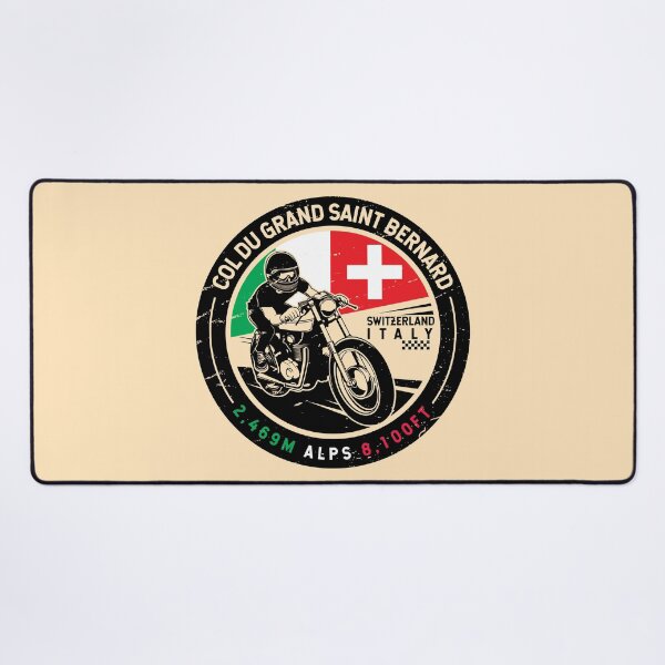Item preview, Col du Grand Saint Bernard | Italy | Switzerland | Motorcycle designed and sold by KrisSidDesigns.
