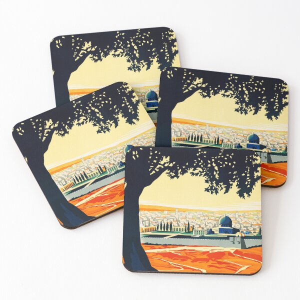 Item preview, VISIT PALESTINE 1930s Vintage Tourism Travel Poster Art Deco designed and sold by retroposters.
