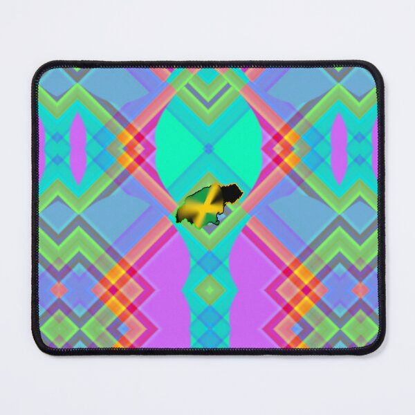 Item preview,  UNFORGETTABLE WEST INDIES CHRISTMAS SOUVENIRS - UNIQUE ABSTRACT CARIBBEAN GEOMETRIC PATTERN - GREATJAMAICAN VIBES FLAG INSPIRATION designed and sold by Ralek.