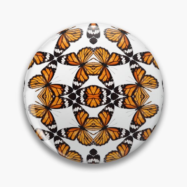 Item preview, Butterfly Mirror | Beautiful Monarch Butterfly Mirror Design | Trippy Orange Butterfly Pattern Mirror designed and sold by Tyler Tilley.