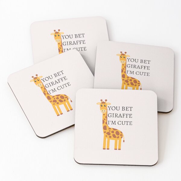 Item preview, Funny Giraffe: You Bet Giraffe I'm Cute designed and sold by Achraf  ⭐⭐⭐⭐⭐.