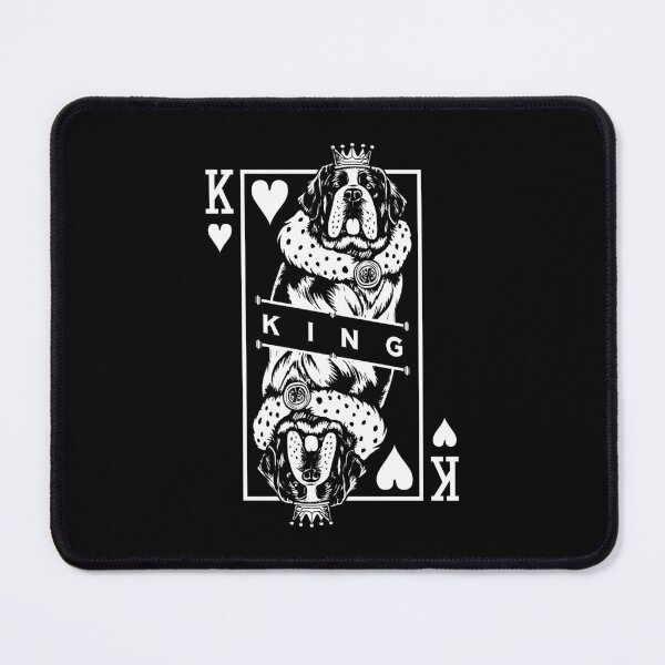 Item preview, Saint Bernard King Of Hearts Funny Dog Lover Card Pop Art designed and sold by GrandeDuc.