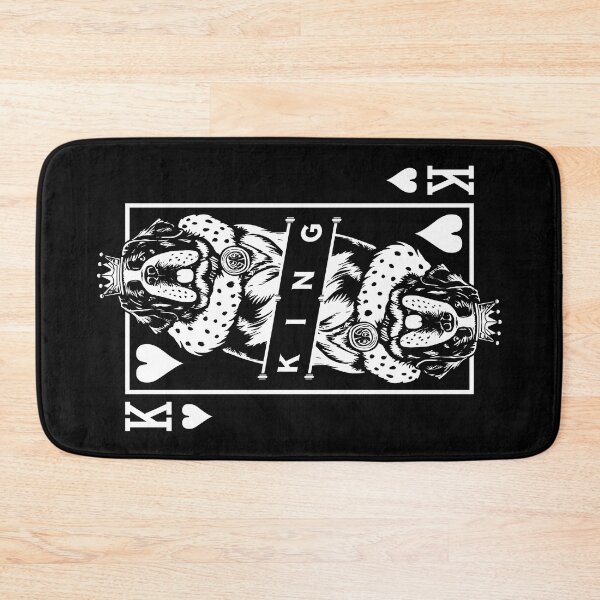 Item preview, Saint Bernard King Of Hearts Funny Dog Lover Card Pop Art designed and sold by GrandeDuc.