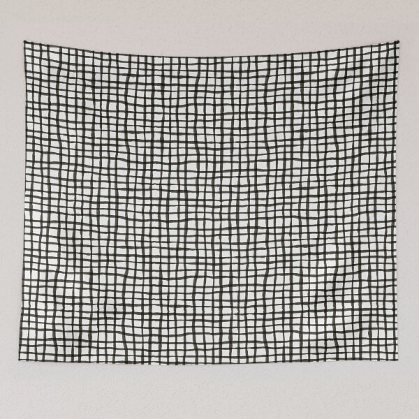 Item preview, Painted Grid Print | White designed and sold by weirdoodle.