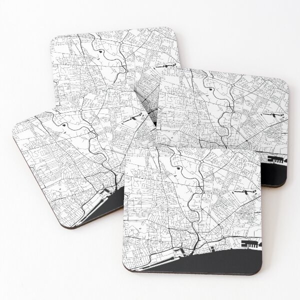 Item preview, Hull, England Street Map designed and sold by InkistPrints.