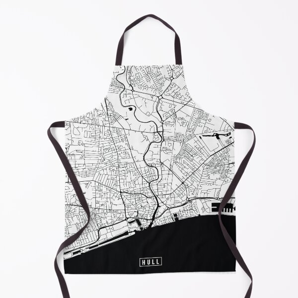 Item preview, Hull, England Street Map designed and sold by InkistPrints.