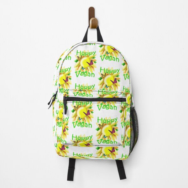 Item preview, plant powered happy vegan designed and sold by BeingNow.