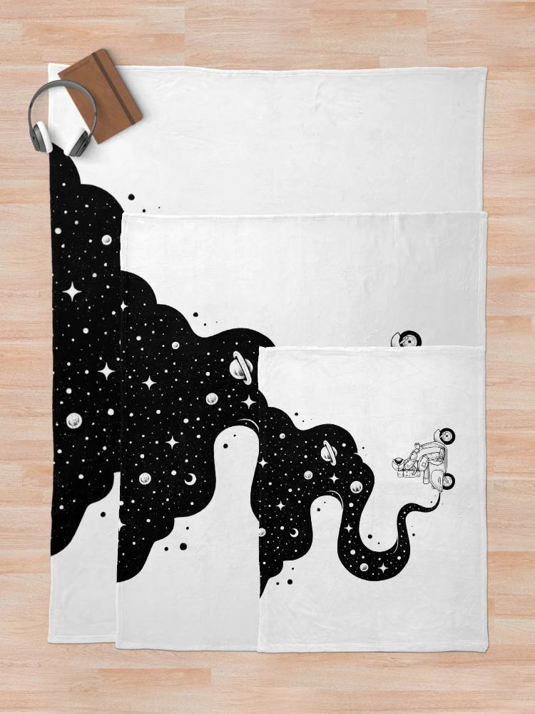 Thumbnail 5 of 6, Throw Blanket, Interstellar Ride designed and sold by buko.