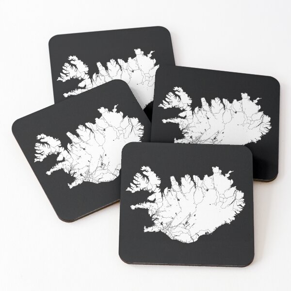 Item preview, Iceland Street Map designed and sold by InkistPrints.