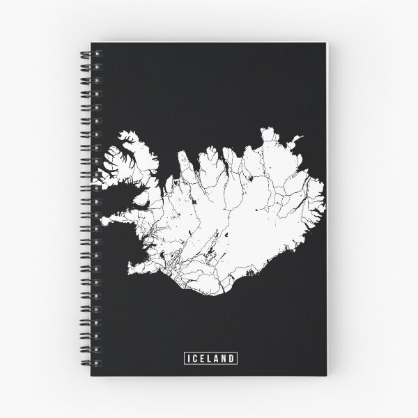 Artikelvorschau, Iceland Street Map entworfen und verkauft von InkistPrints.