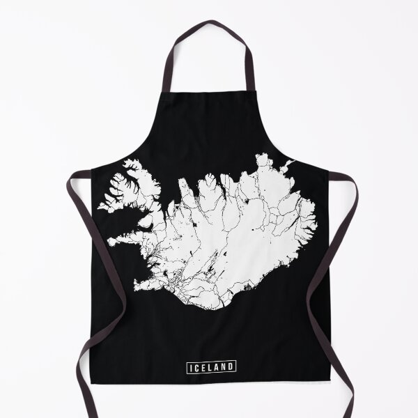 Artikelvorschau, Iceland Street Map entworfen und verkauft von InkistPrints.