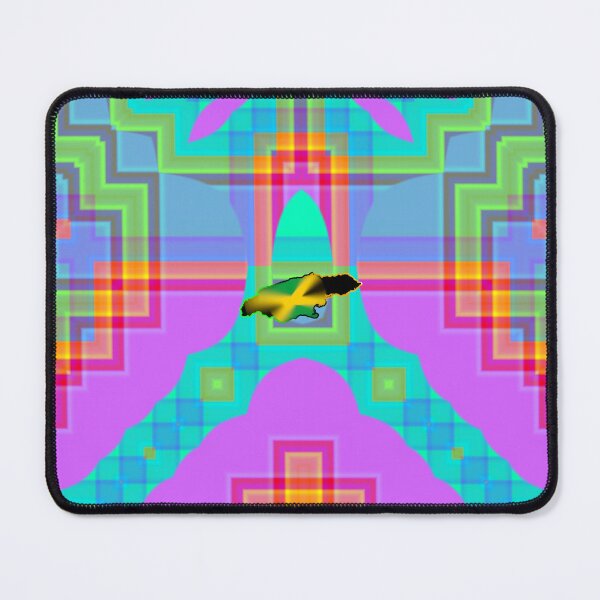Item preview,  UNFORGETTABLE WEST INDIES CHRISTMAS SOUVENIRS - UNIQUE ABSTRACT CARIBBEAN GEOMETRIC PATTERN - GREATJAMAICAN VIBES FLAG INSPIRATION designed and sold by Ralek.