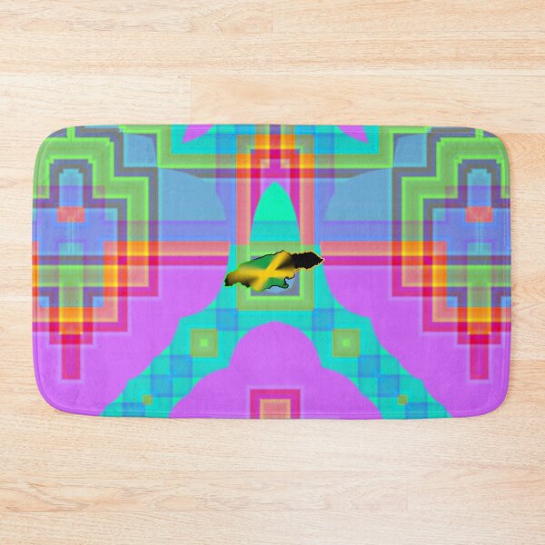 Item preview,  UNFORGETTABLE WEST INDIES CHRISTMAS SOUVENIRS - UNIQUE ABSTRACT CARIBBEAN GEOMETRIC PATTERN - GREATJAMAICAN VIBES FLAG INSPIRATION designed and sold by Ralek.