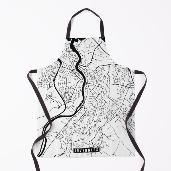 Item preview, Inverness, Scotland Street Map designed and sold by InkistPrints.
