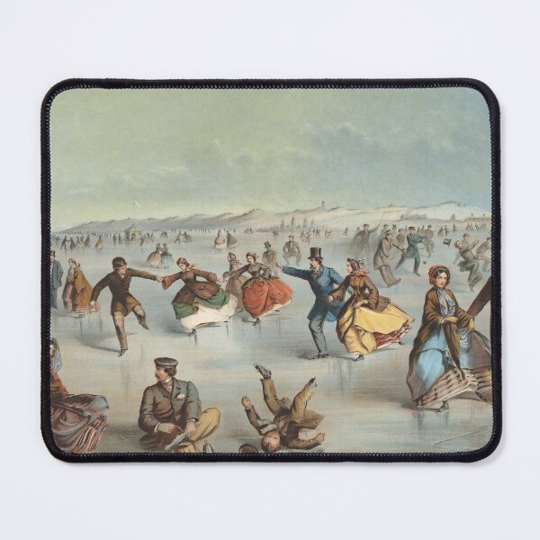 Item preview, Skating in Central Park, New York, by Winslow Homer designed and sold by BeaSchoney.