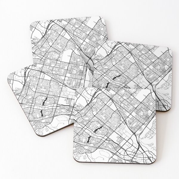 Item preview, Irvine, California Street Map designed and sold by InkistPrints.