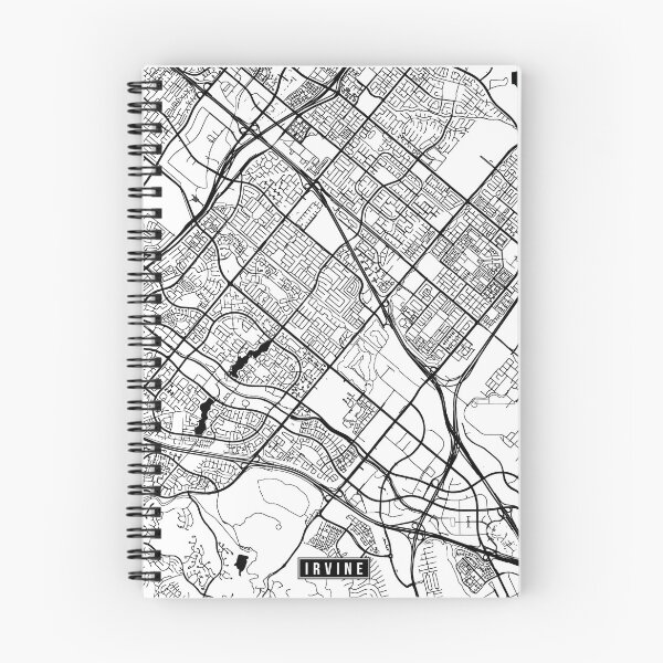 Item preview, Irvine, California Street Map designed and sold by InkistPrints.