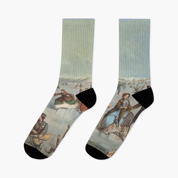 Item preview, Skating in Central Park, New York, by Winslow Homer designed and sold by BeaSchoney.