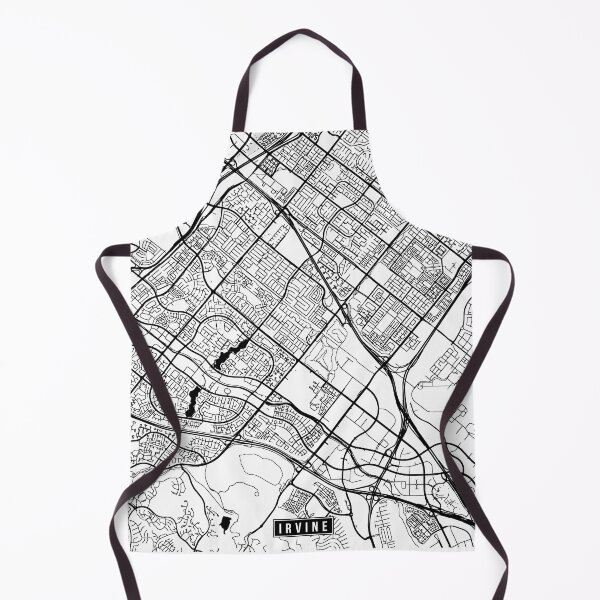 Item preview, Irvine, California Street Map designed and sold by InkistPrints.