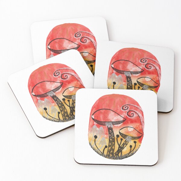 Item preview, Mushrooms in the Midday Sun designed and sold by Littlecogs.
