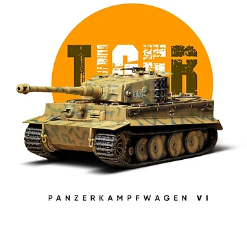 Artwork thumbnail, Tiger Panzer Design by Rflectionart